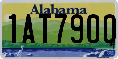 AL license plate 1AT7900