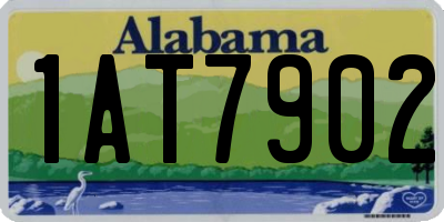 AL license plate 1AT7902