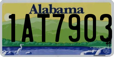 AL license plate 1AT7903