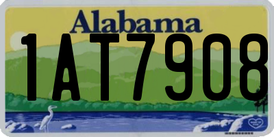 AL license plate 1AT7908