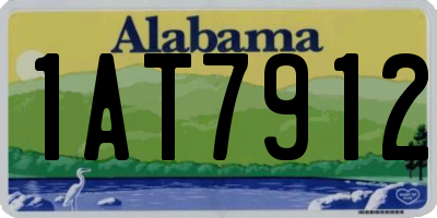 AL license plate 1AT7912