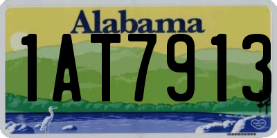 AL license plate 1AT7913