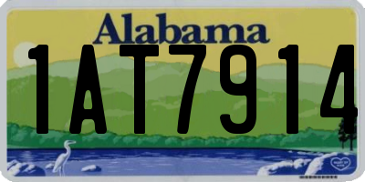 AL license plate 1AT7914