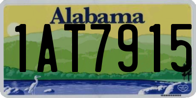 AL license plate 1AT7915