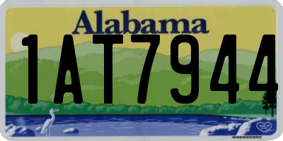 AL license plate 1AT7944