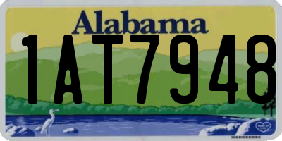 AL license plate 1AT7948
