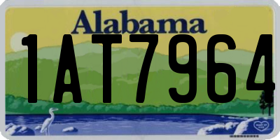 AL license plate 1AT7964