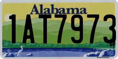 AL license plate 1AT7973