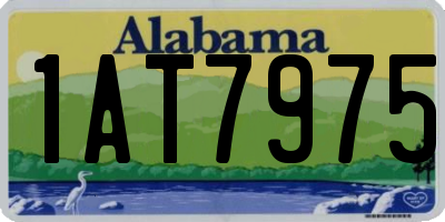 AL license plate 1AT7975