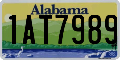 AL license plate 1AT7989