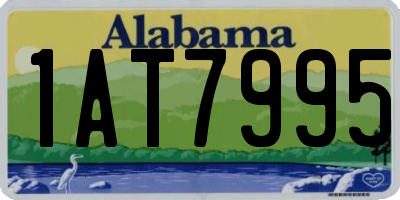AL license plate 1AT7995