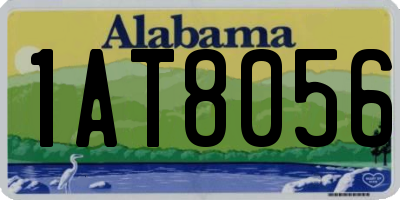 AL license plate 1AT8056