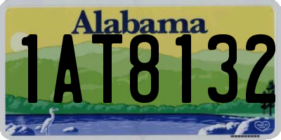 AL license plate 1AT8132