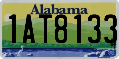 AL license plate 1AT8133