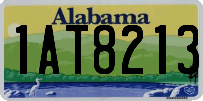 AL license plate 1AT8213