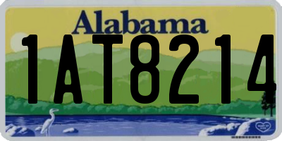 AL license plate 1AT8214