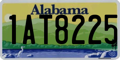AL license plate 1AT8225