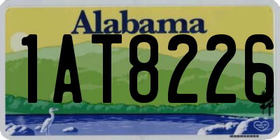 AL license plate 1AT8226