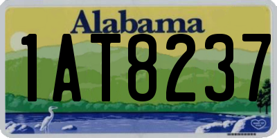 AL license plate 1AT8237