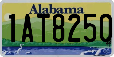 AL license plate 1AT8250