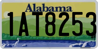 AL license plate 1AT8253