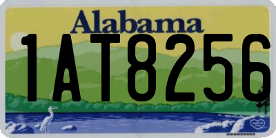 AL license plate 1AT8256