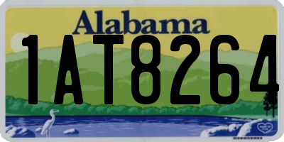 AL license plate 1AT8264