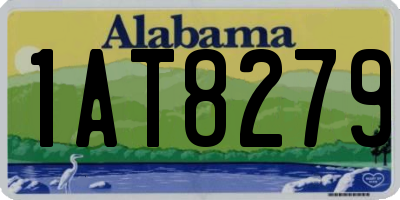 AL license plate 1AT8279