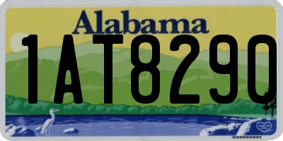 AL license plate 1AT8290