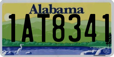 AL license plate 1AT8341