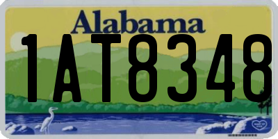 AL license plate 1AT8348