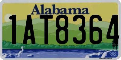 AL license plate 1AT8364