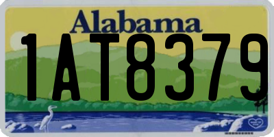 AL license plate 1AT8379