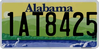 AL license plate 1AT8425