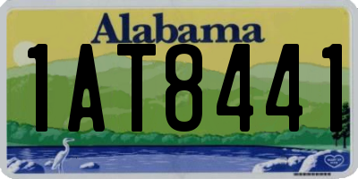 AL license plate 1AT8441