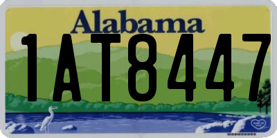 AL license plate 1AT8447