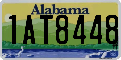 AL license plate 1AT8448