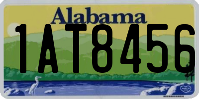 AL license plate 1AT8456