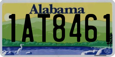 AL license plate 1AT8461