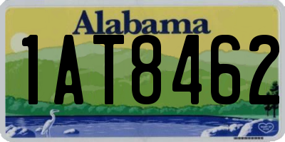 AL license plate 1AT8462