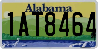 AL license plate 1AT8464