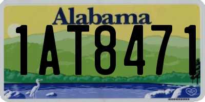 AL license plate 1AT8471