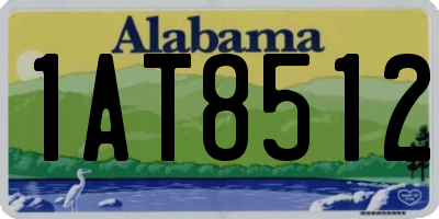 AL license plate 1AT8512