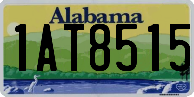 AL license plate 1AT8515