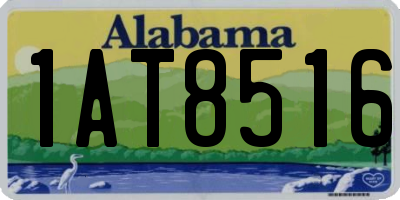 AL license plate 1AT8516