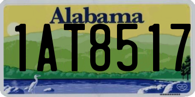 AL license plate 1AT8517