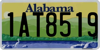 AL license plate 1AT8519