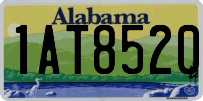 AL license plate 1AT8520