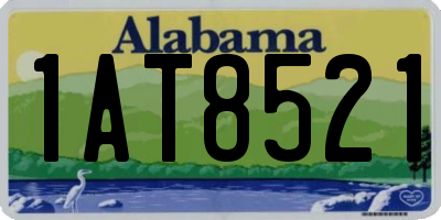 AL license plate 1AT8521
