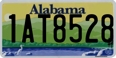 AL license plate 1AT8528